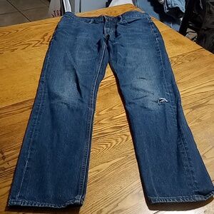 OLD NAVY Mens Jeans 31 X 32 Blue SLIM Denim Preowned Casual Work